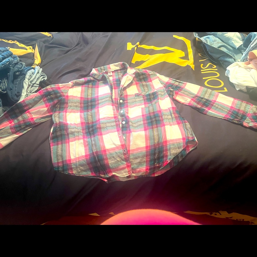 Victoria secret flannel pajama set